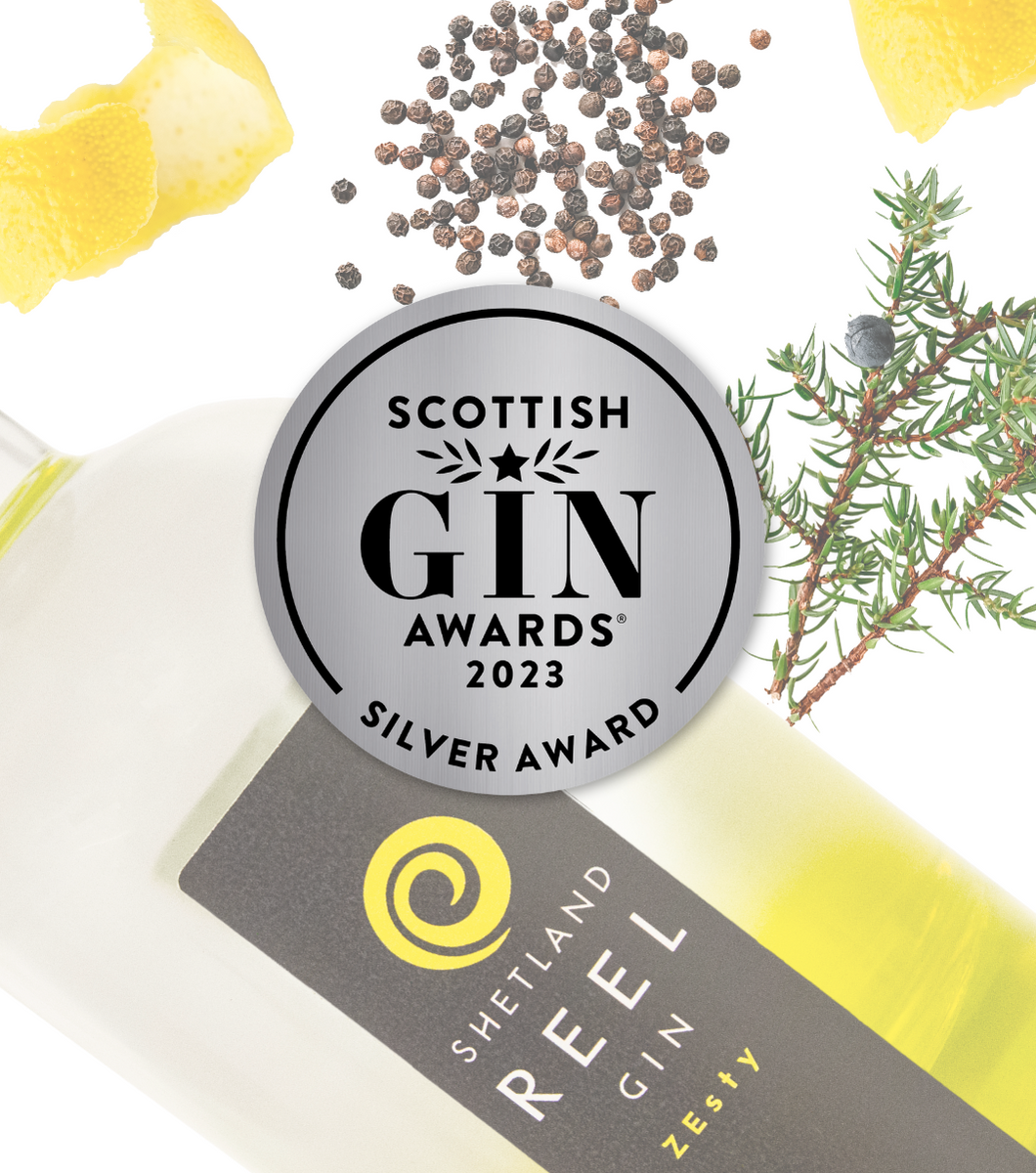 ZEsty Gin Scottish Gin Awards Silver Medalist